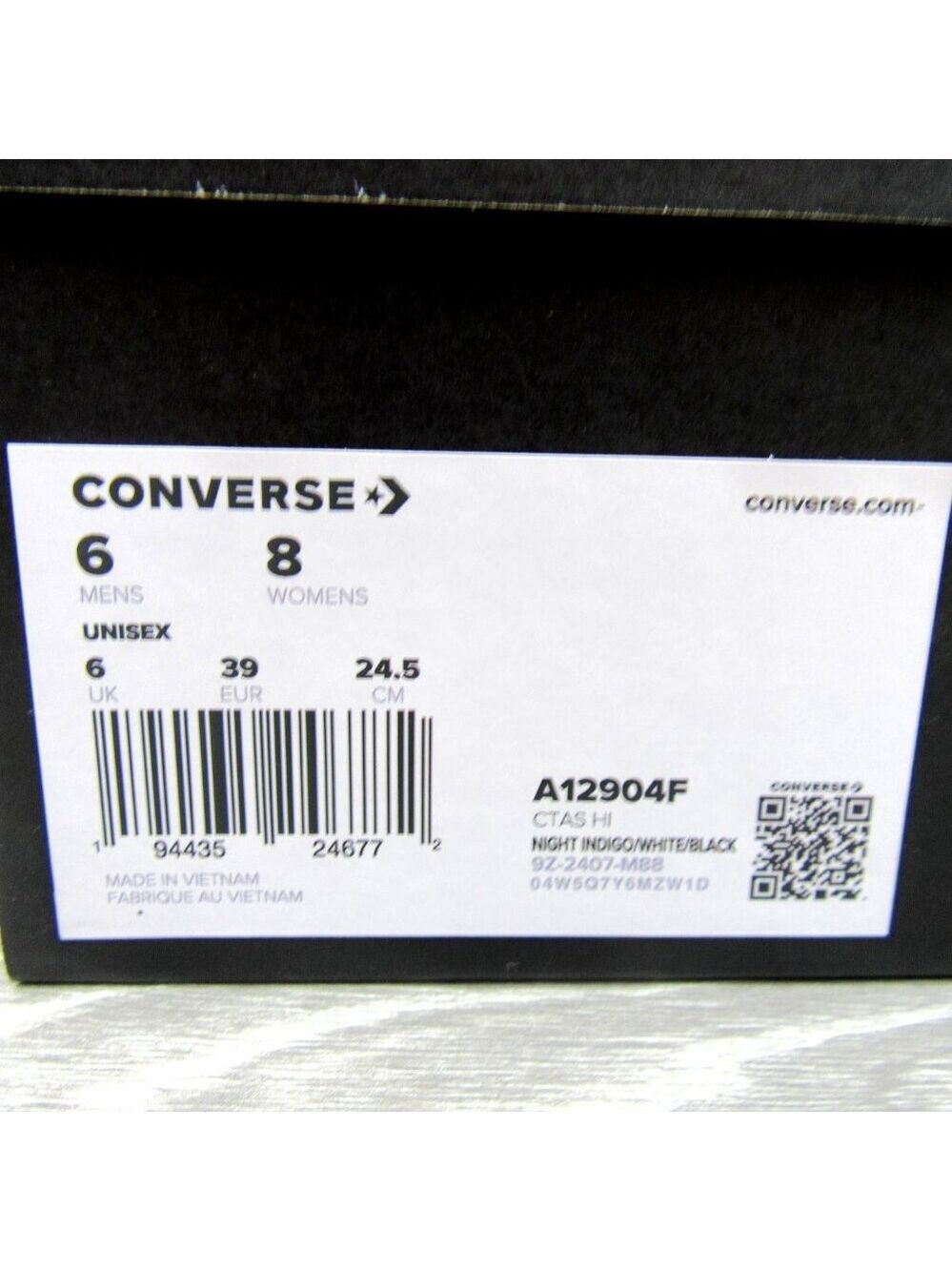 Converse Chuck Taylor All Star HI Winter Sweater Women's Size 8 NEW - Picture 15 of 15